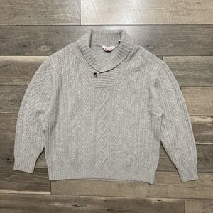 VTG Orvis Cardigan Shawl Collar Lambswool Button Winter Knit Sweater Mens XL